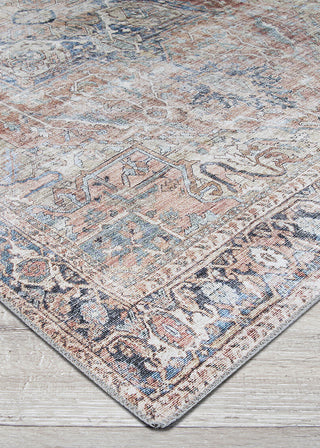 Couristan Pasha Antique Kashan Rust Area Rug Close Up Image