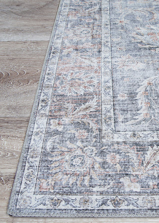 Couristan Pasha Isfahan Mushroom Area Rug Corner Image