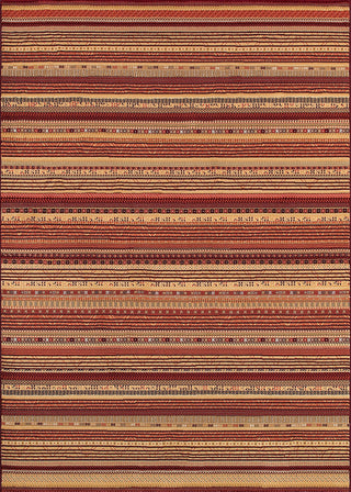 Couristan Cadence Adiago Ruby/Cream Area Rug