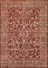 Couristan Cadence Crescendo Ruby/Ivory/Tan Area Rug