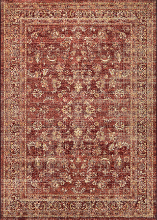 Couristan Cadence Crescendo Ruby/Ivory/Tan Area Rug