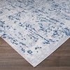Couristan Calinda Kingsbury Steel Blue/Ivory Area Rug Close Up Image
