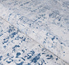 Couristan Calinda Kingsbury Steel Blue/Ivory Area Rug Detail Image
