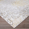 Couristan Calinda Summer Bliss Gold/Silver/Ivry Area Rug Close Up Image