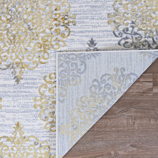 Couristan Calinda Montebello Gold/Silver/Ivry Area Rug Main