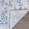 Couristan Calinda Grand Damask Steel Blue/Ivory Area Rug Main