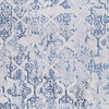 Couristan Calinda Grand Damask Steel Blue/Ivory Area Rug Pile Image