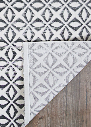 Couristan Calinda Corolla Chrome Area Rug Main