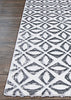 Couristan Calinda Corolla Chrome Area Rug Corner Image