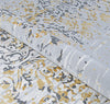 Couristan Calinda Emmett Gold/Silver/Ivry Area Rug Detail Image