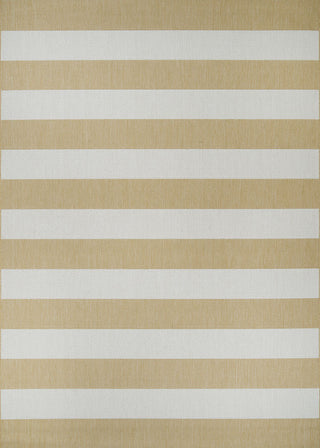 Couristan Afuera Yacht Club Butterscotch/Ivory Area Rug main image