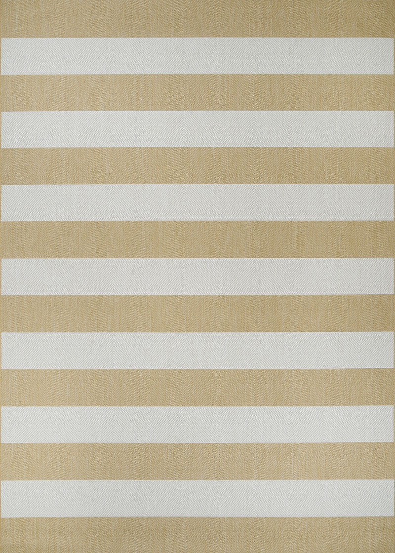 Couristan Afuera Yacht Club Butterscotch/Ivory Area Rug main image