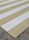 Couristan Afuera Yacht Club Butterscotch/Ivory Area Rug Close Up Image