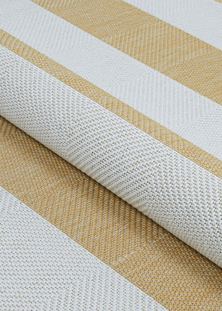 Couristan Afuera Yacht Club Butterscotch/Ivory Area Rug Detail Image
