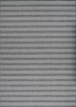 Couristan Afuera Beachcomber Anthracite/Sand Area Rug main image