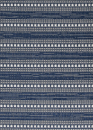 Couristan Afuera Beachcomber Marine/Shell Area Rug Pile Image