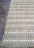 Couristan Afuera Beachcomber Mink/Shell Area Rug Corner Image
