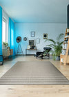 Couristan Afuera Beachcomber Mink/Shell Area Rug Lifestyle Image Feature