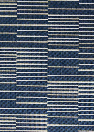 Couristan Afuera Regatta Marine/Shell Area Rug Pile Image