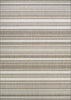 Couristan Recife Gazebo Stripe Champ/Taupe Area Rug main image