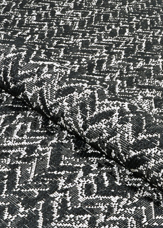 Couristan Afuera Harringbone Path Onyx/Shell Area Rug Detail Image