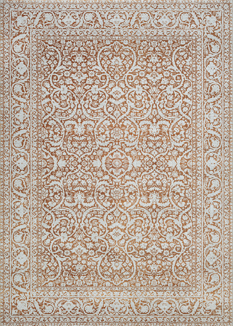 Couristan Patina Qum Flower Pot Area Rug