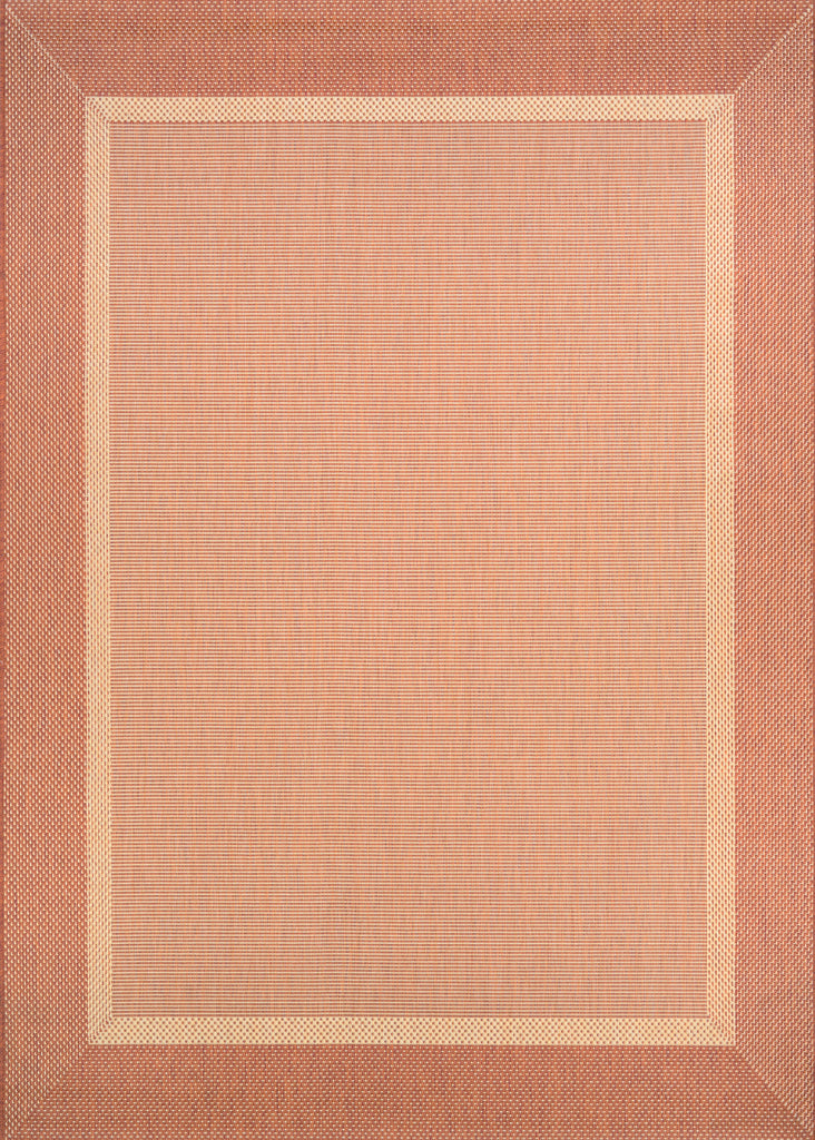 Couristan Recife Stria Texture Natural/Terra Cotta Area Rug main image