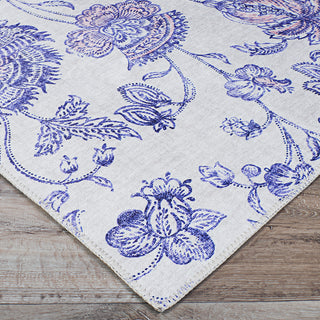 Couristan Caledonia Kamla Plumeria Area Rug Close Up Image