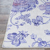Couristan Caledonia Kamla Plumeria Area Rug Corner Image