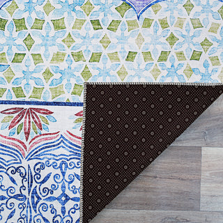 Couristan Caledonia Tangiers Aquamarine Area Rug Main