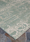 Couristan Afuera Country Cottage Sea Mist/Ivory Area Rug Close Up Image