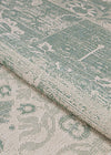 Couristan Afuera Country Cottage Sea Mist/Ivory Area Rug Detail Image