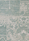 Couristan Afuera Country Cottage Sea Mist/Ivory Area Rug Pile Image