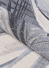 Couristan Dolce Kalamiaris Palms Palm/Silver Area Rug Detail Image