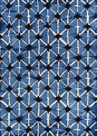 Couristan Shibui Itajime Indigo Area Rug