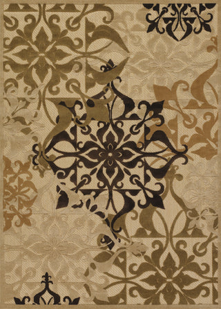 Couristan Urbane Gatesby Sand/Ivory Area Rug