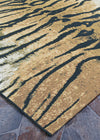 Couristan Dolce Bengal New Gold Area Rug Close Up Image