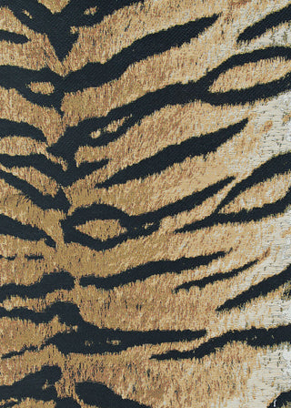 Couristan Dolce Bengal New Gold Area Rug Pile Image