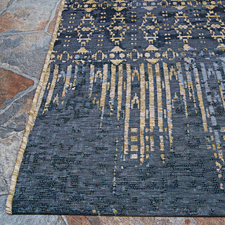 Couristan Dolce Blue Nile Indigo Area Rug Corner Image