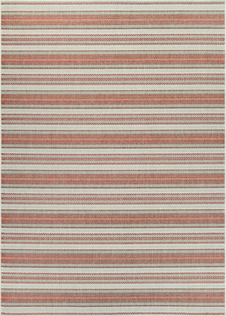 Couristan Monaco Marbella Coral/Ivory/Pewter Area Rug main image