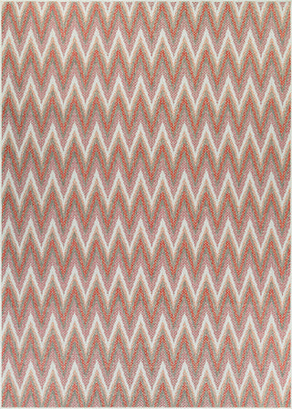 Couristan Monaco Avila Coral/Ivory/Pewter Area Rug main image