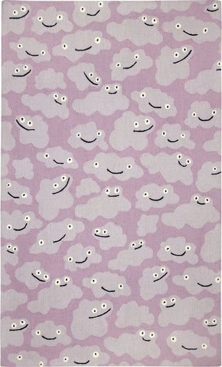 Capel Puffy 6061 Purple 460 Area Rug by Hable Construction Rectangle