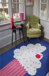 Capel Cake Pops 6062 Huckleberry 450 Area Rug by Hable Construction Rectangle Roomshot Image 1 Feature