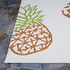 Couristan Covington Pineapples Sand Area Rug Corner Image