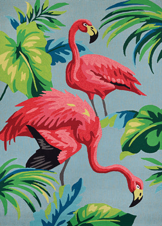 Couristan Covington Flamingos Multi Area Rug main image