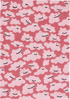 Capel Sky Puffy 6300 Pink 515 Area Rug by Hable Construction Rectangle