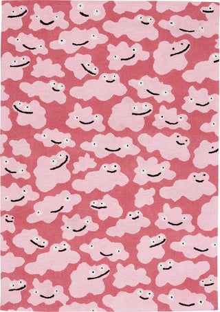 Capel Sky Puffy 6300 Pink 515 Area Rug by Hable Construction Rectangle