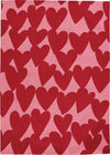 Capel Confectionary Valentine 6302 Currant 577 Area Rug by Hable Construction Rectangle