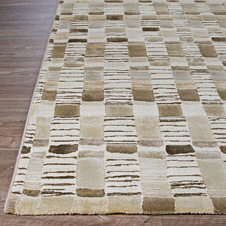 Couristan Easton Surrey Bone/Earthtones Area Rug Corner Image