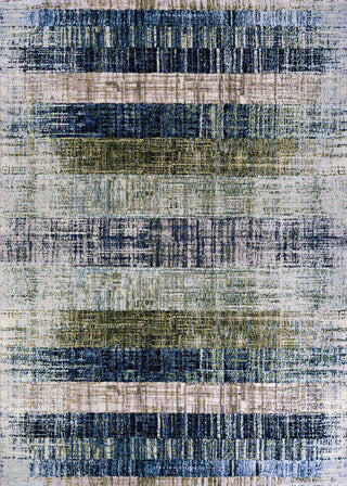 Couristan Easton Distress Planking Moss/Denim Area Rug main image